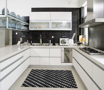 3D Weave Pattern Kitchen Mat Floor Mural Wallpaper AJ Wallpaper 