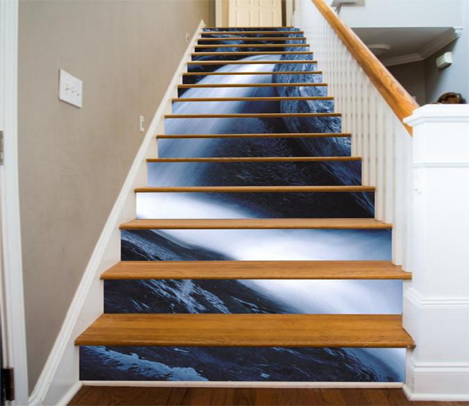 3D Rocks Stream 755 Stair Risers Wallpaper AJ Wallpaper 
