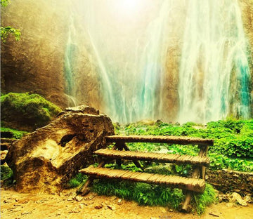 Waterfall Lake Wallpaper AJ Wallpaper 