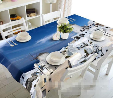 3D Santorini Island 1404 Tablecloths Wallpaper AJ Wallpaper 