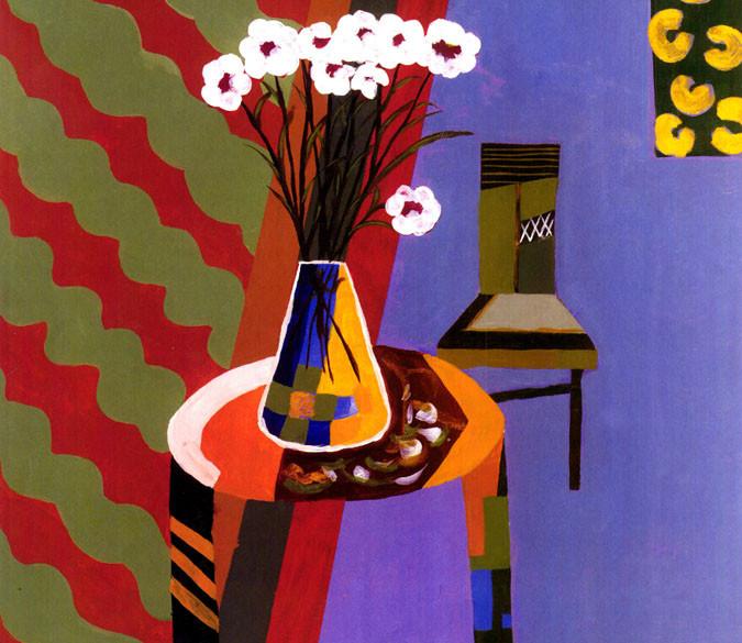 Flowers Vase Drawing Wallpaper AJ Wallpaper 2 