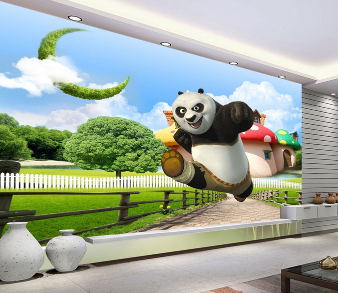 Running Panda Wallpaper AJ Wallpaper 