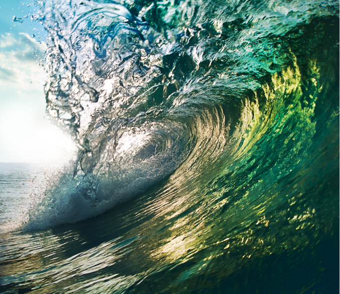 Colored Wave Wallpaper AJ Wallpaper 