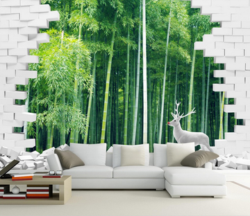 Bamboo Forest Elk Wallpaper AJ Wallpaper 