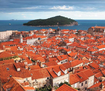 Orange Roofs Wallpaper AJ Wallpapers 