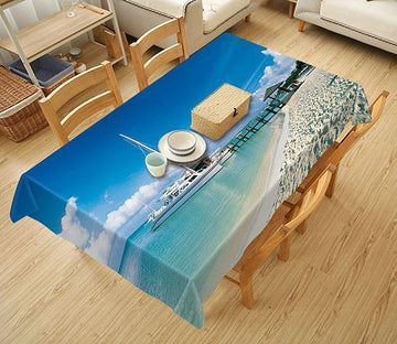 3D Sunny Beach Scenery 435 Tablecloths Wallpaper AJ Wallpaper 