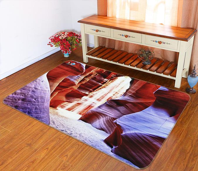 3D Mountains Narrow Path 223 Non Slip Rug Mat Mat AJ Creativity Home 