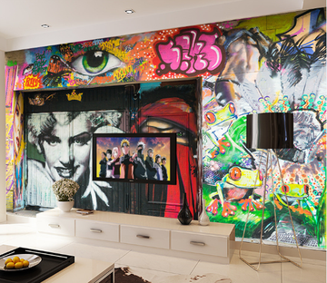 Rich And Colorful Graffiti Wallpaper AJ Wallpaper 