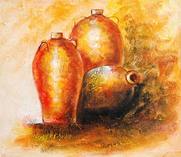 Orange Jars Wallpaper AJ Wallpaper 