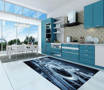 3D City Viaducts 699 Kitchen Mat Floor Mural Wallpaper AJ Wallpaper 