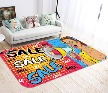 3D Sales Woman 79 Non Slip Rug Mat Mat AJ Creativity Home 