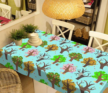 3D Trees Animals 576 Tablecloths Wallpaper AJ Wallpaper 