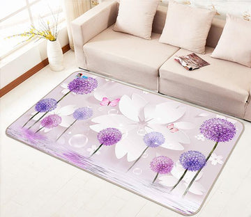 3D Dandelion Pattern 131 Non Slip Rug Mat Mat AJ Creativity Home 