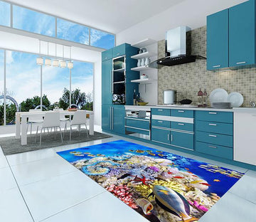 3D Ocean World 606 Kitchen Mat Floor Mural Wallpaper AJ Wallpaper 