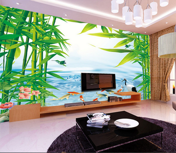 Bamboos And Animals Wallpaper AJ Wallpaper 