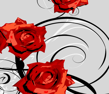 Bright Red Blossoms Wallpaper AJ Wallpaper 