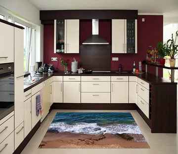 3D Beach Scenery 09 Kitchen Mat Floor Mural Wallpaper AJ Wallpaper 