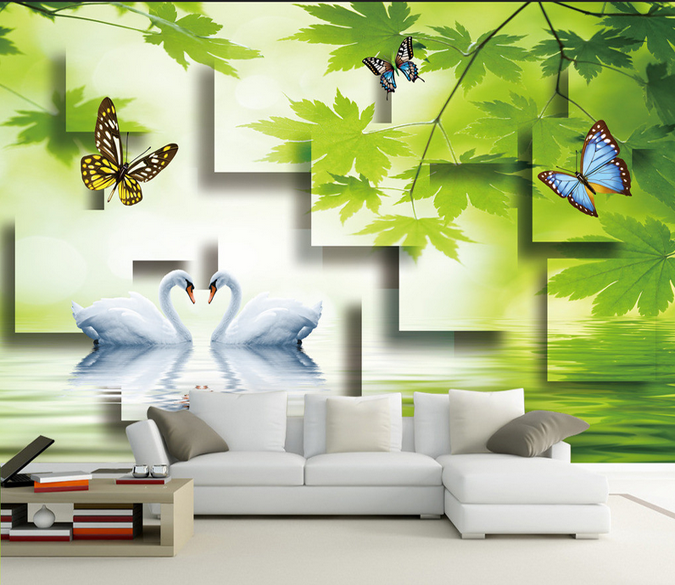 Modern Lake Scenery Wallpaper AJ Wallpaper 