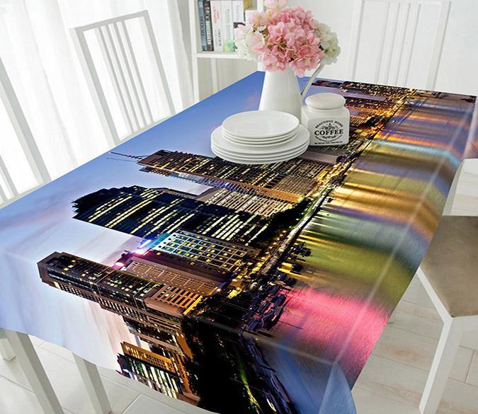 3D Shining City 826 Tablecloths Wallpaper AJ Wallpaper 