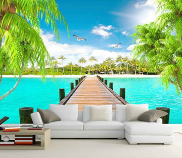 Wood Bridge Wallpaper AJ Wallpaper 2 