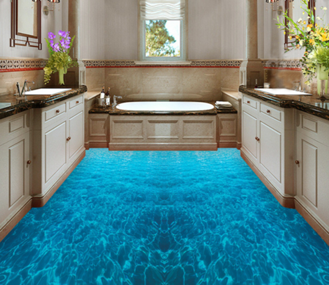 3D Beautiful Sea 159 Floor Mural Wallpaper AJ Wallpaper 2 