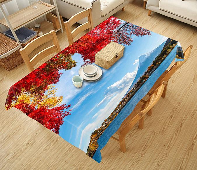 3D Mount Fuji Scenery 797 Tablecloths Wallpaper AJ Wallpaper 