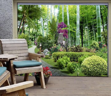 3D Bamboo Forest 393 Garage Door Mural Wallpaper AJ Wallpaper 