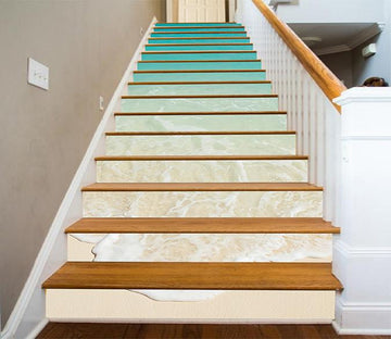 3D Beach Foams 1107 Stair Risers Wallpaper AJ Wallpaper 