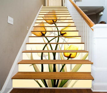 3D Tulip Flowers 945 Stair Risers Wallpaper AJ Wallpaper 