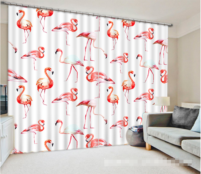 3D Birds Pattern 1241 Curtains Drapes Wallpaper AJ Wallpaper 