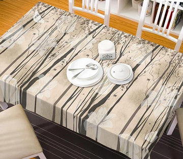 3D Trees Flowers Pattern 27 Tablecloths Wallpaper AJ Wallpaper 