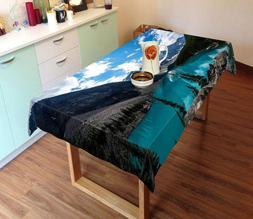 3D Mountains Lake 440 Tablecloths Wallpaper AJ Wallpaper 