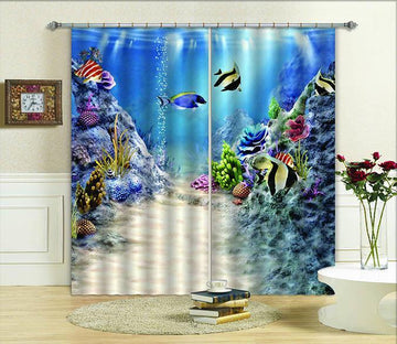 3D Seabed Path 725 Curtains Drapes Wallpaper AJ Wallpaper 