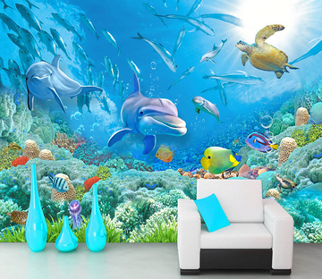 Bright Blue Ocean Wallpaper AJ Wallpaper 2 