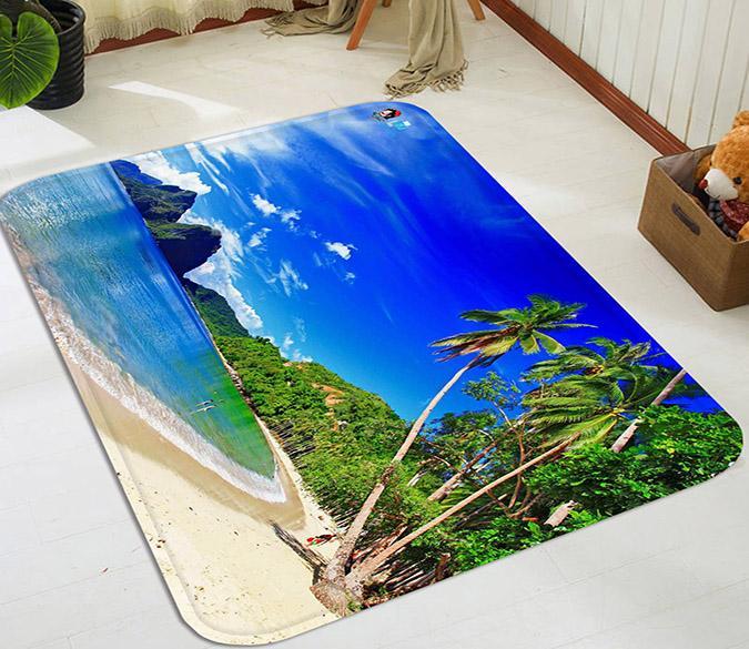 3D Sea Landscape 56 Non Slip Rug Mat Mat AJ Creativity Home 