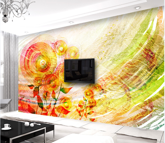 Graffiti Flowers Wallpaper AJ Wallpaper 