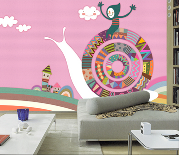 3D Colorful Snail Wallpaper AJ Wallpaper 