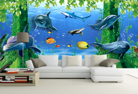 3D Moss Submarine 009 Wallpaper AJ Wallpaper 