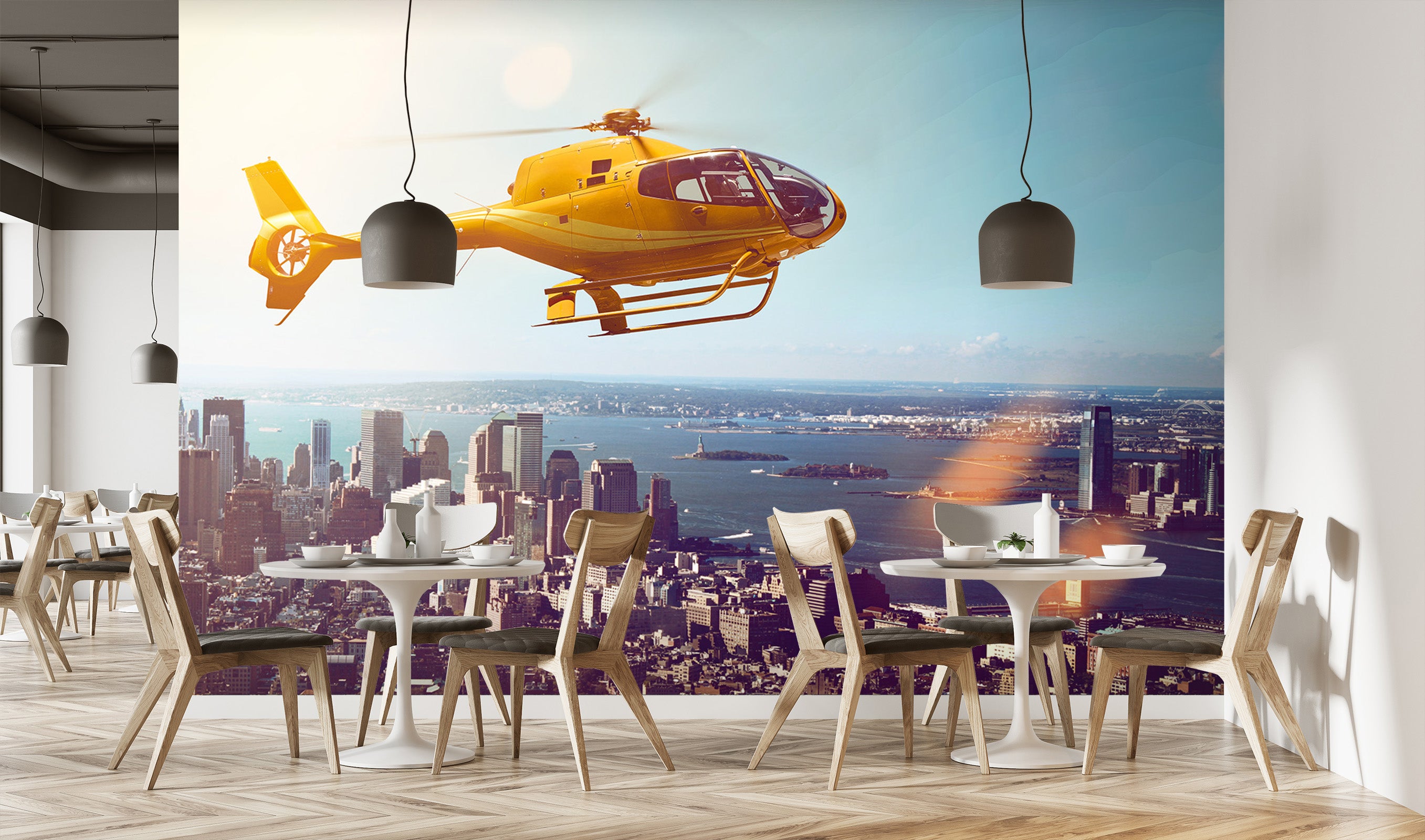 3D Urban Sea Plane 014 Vehicle Wall Murals