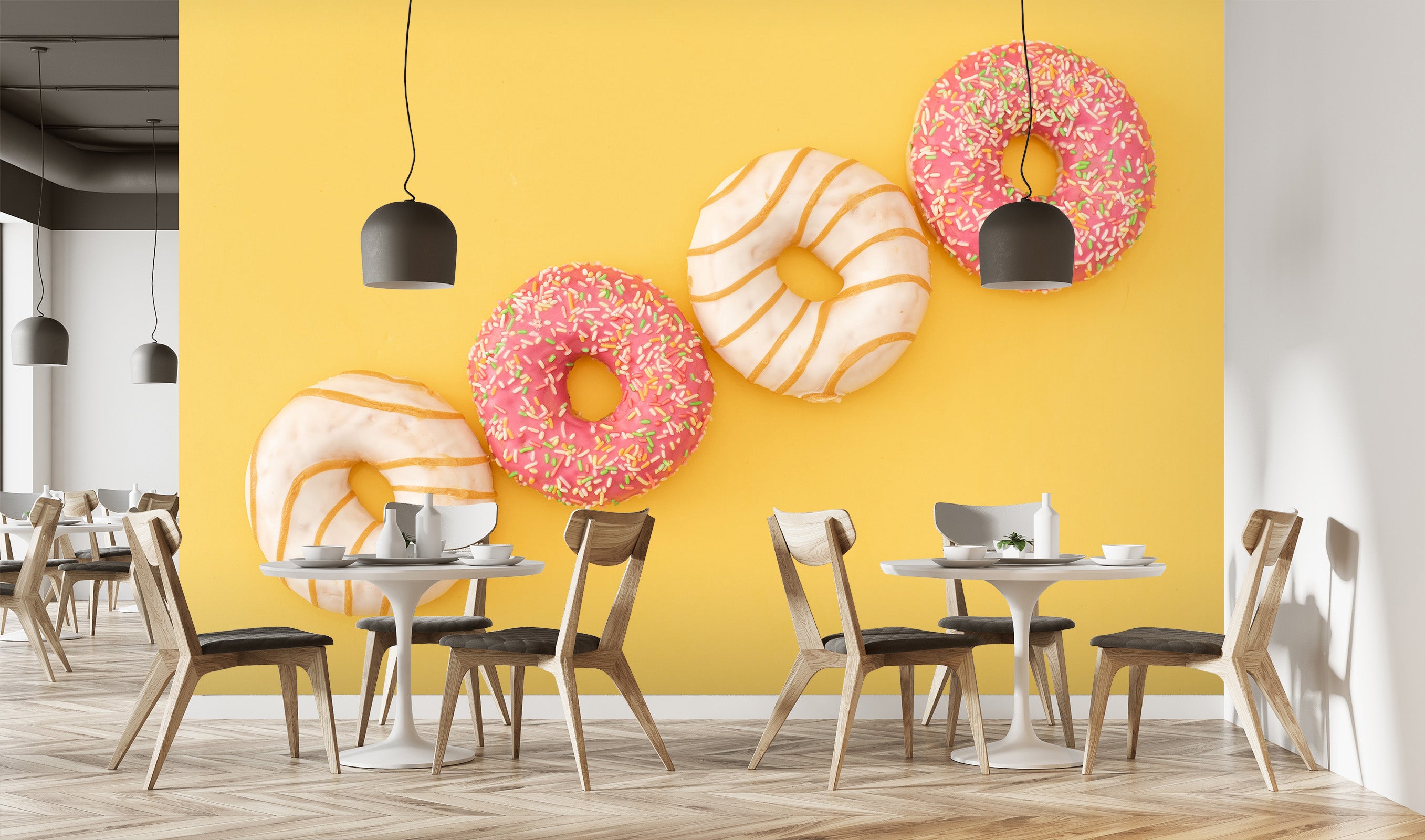 3D Colored Donuts 1441 Wall Murals