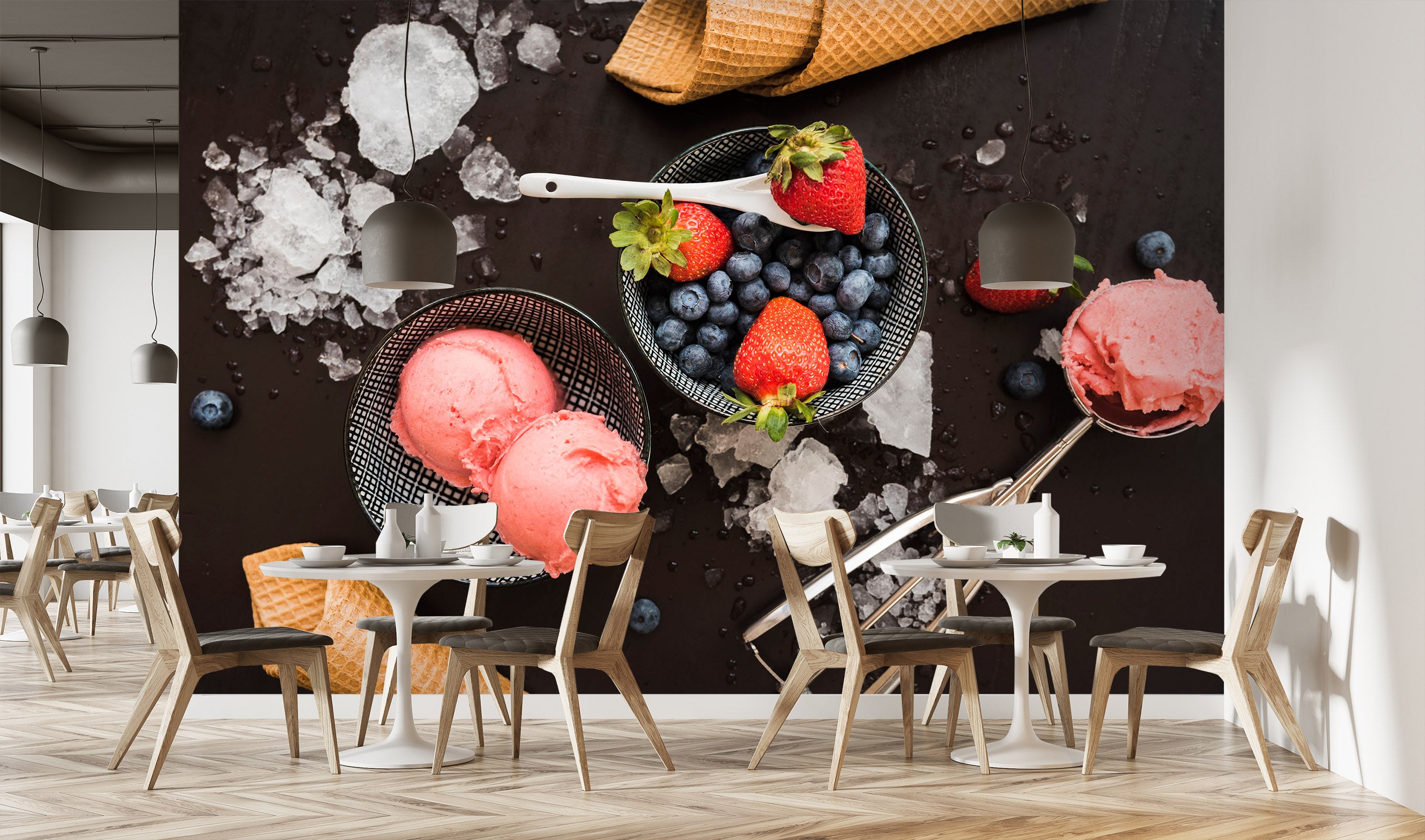 3D Ice Cream 1409 Wall Murals