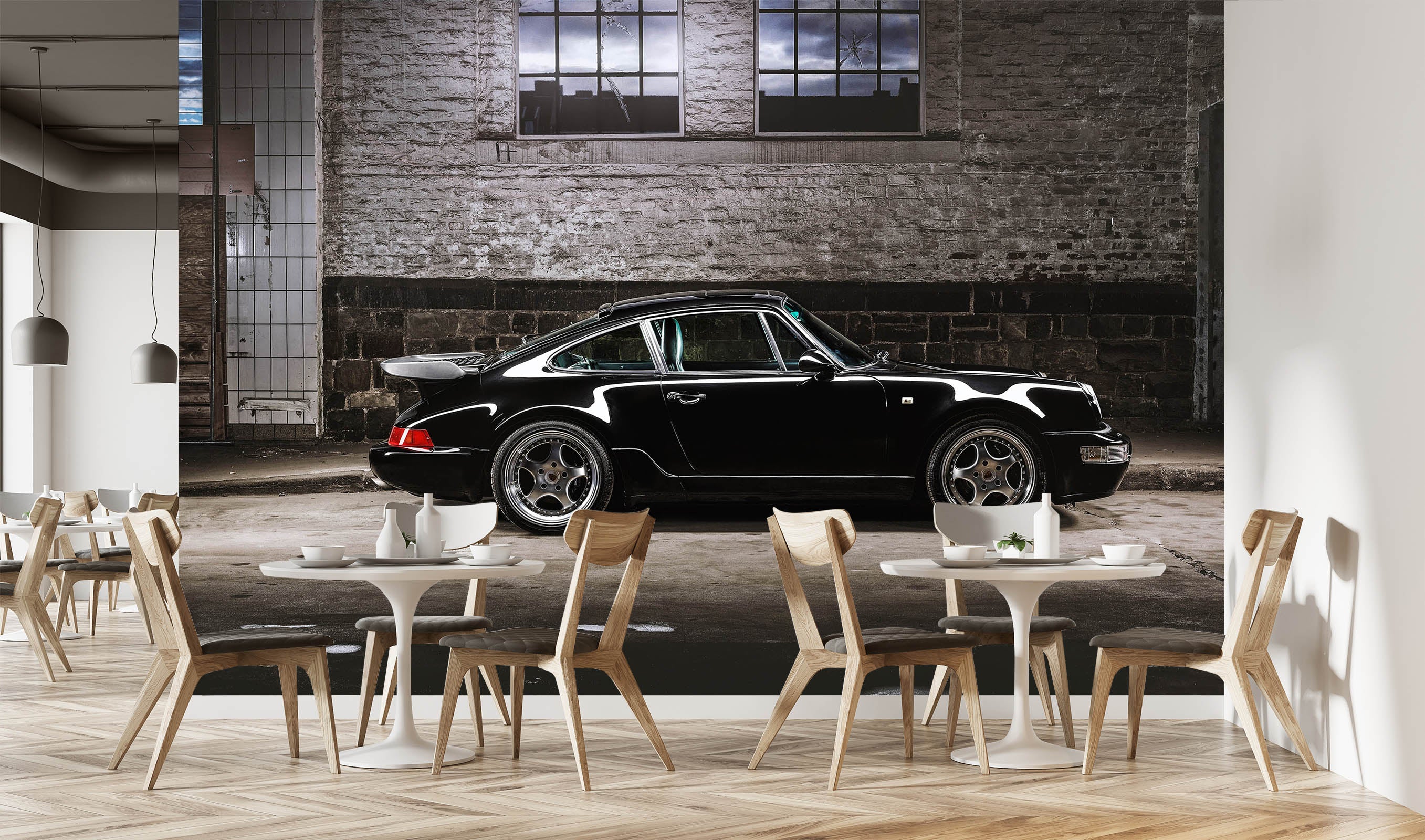 3D Black Luxury Car 1132 Wall Murals