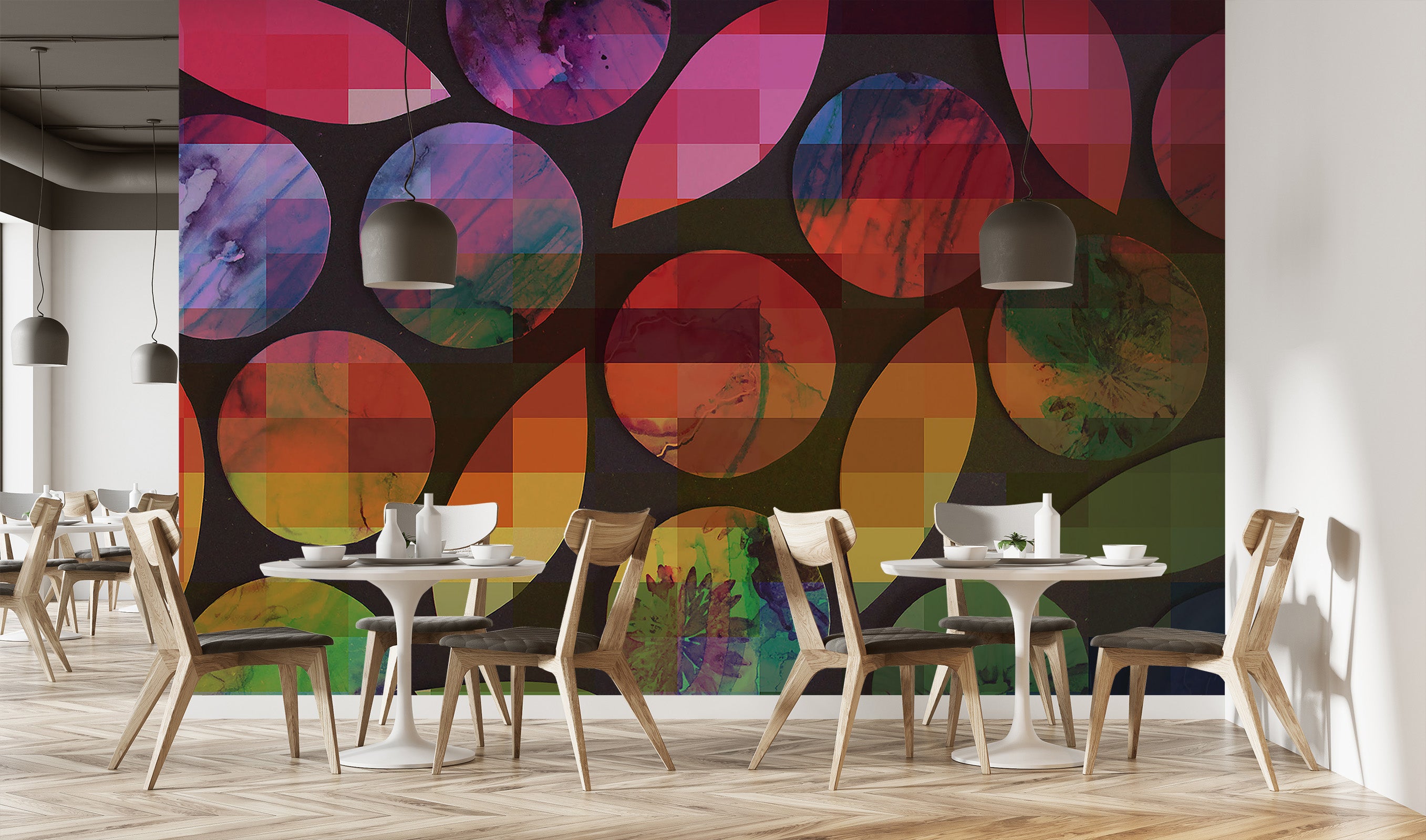 3D Color Geometry 1407 Shandra Smith Wall Mural Wall Murals