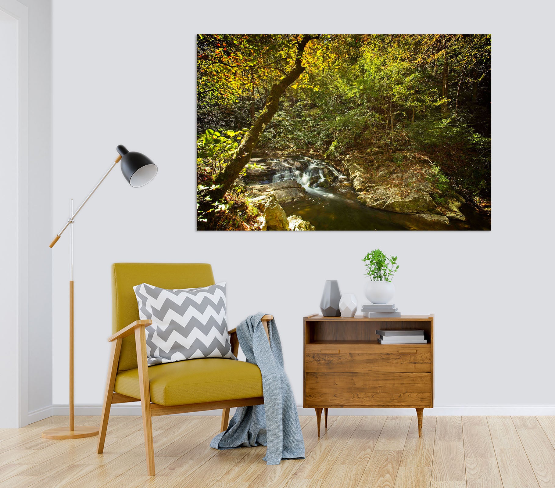3D Tranquil Valley 032 Kathy Barefield Wall Sticker