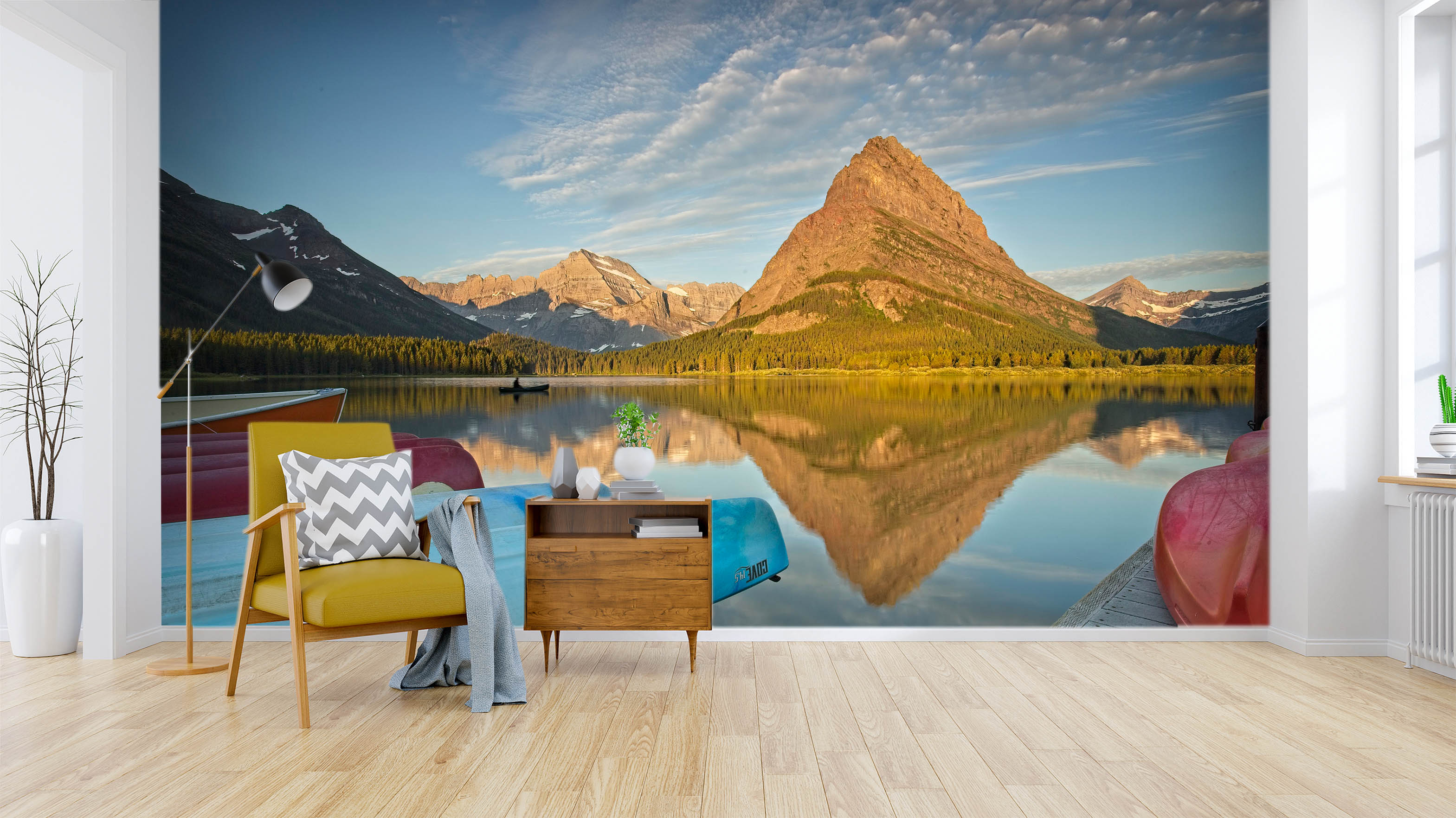 3D Towering Peak 128 Kathy Barefield Wall Mural Wall Murals