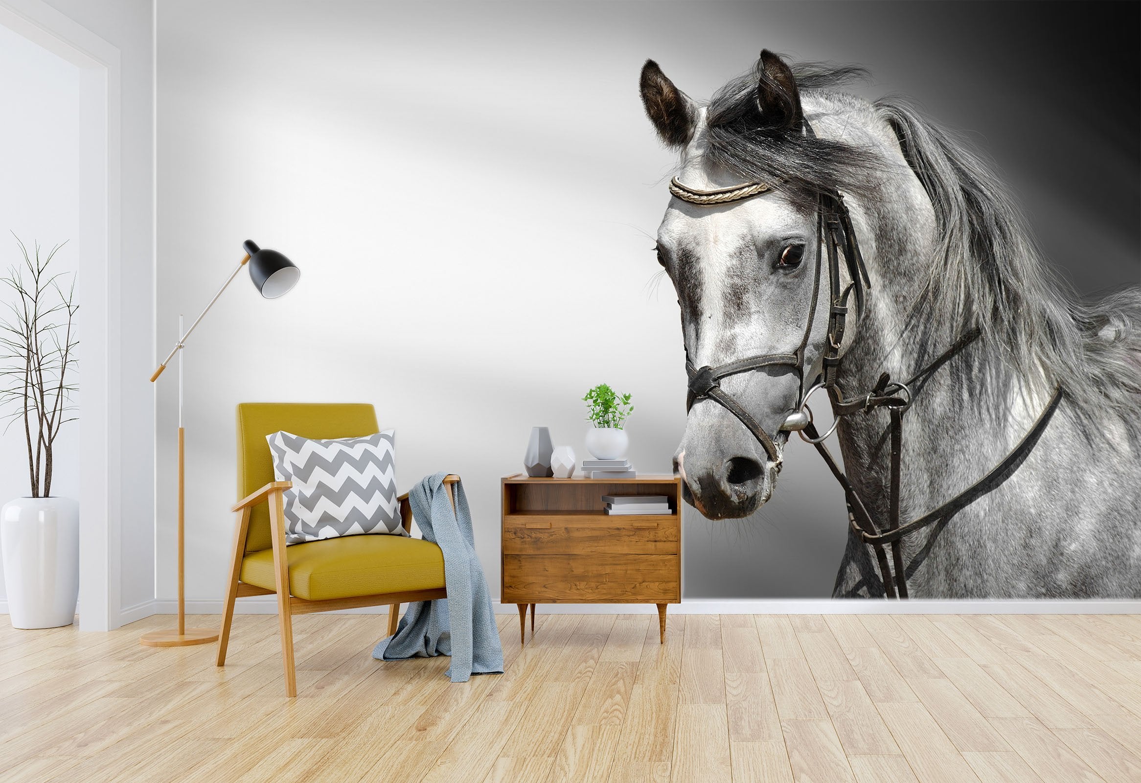 3D Horse Head 062 Wallpaper AJ Wallpaper 