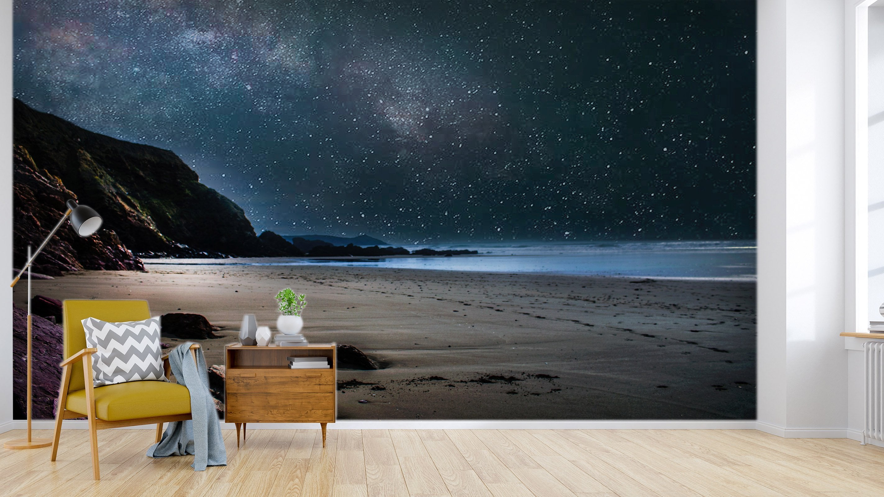 3D Beach Cliff Evening 669 Wallpaper AJ Wallpaper 