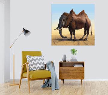 3D Elephant 001 Vincent Hie Wall Sticker