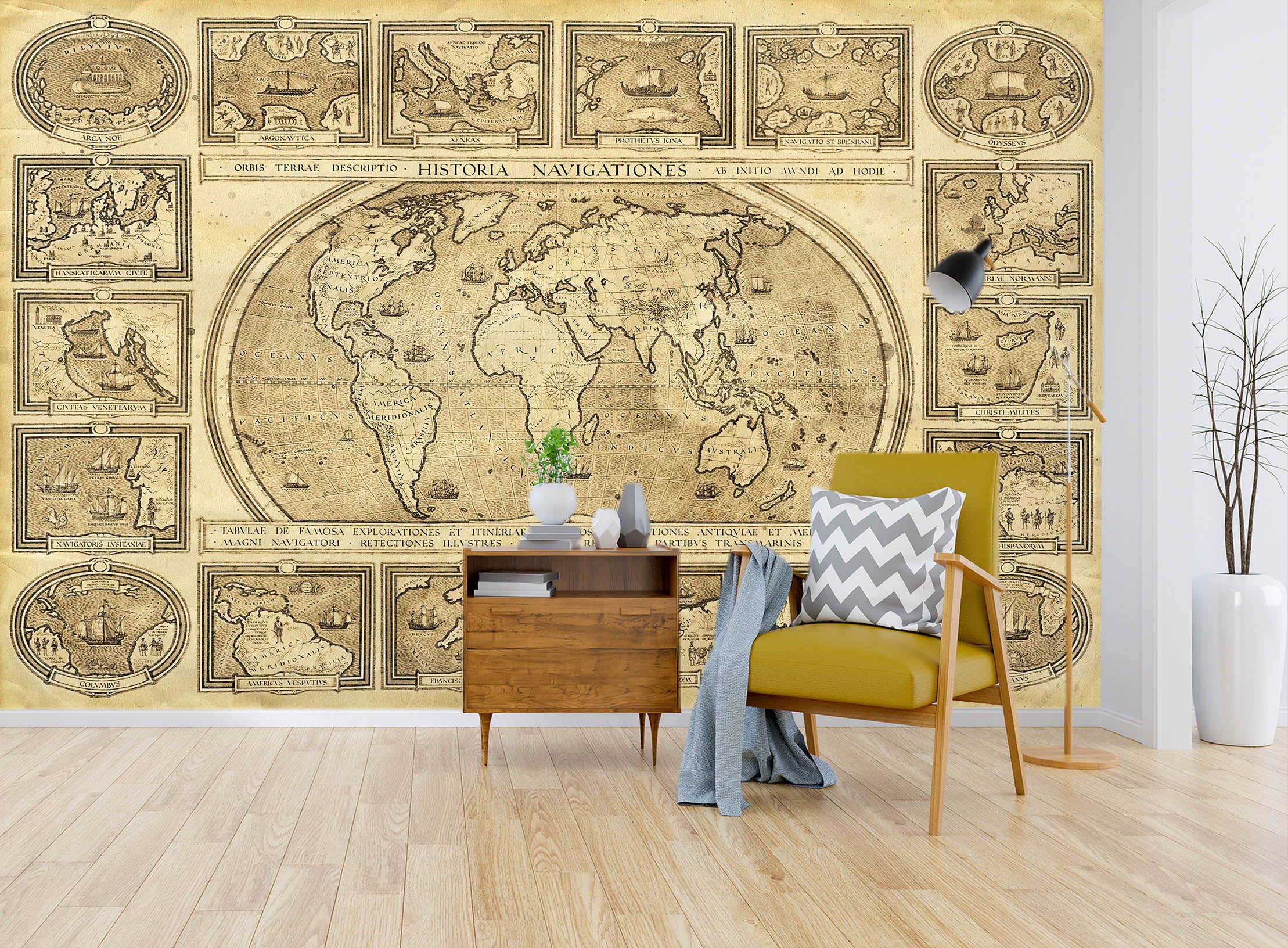 3D World Distribution 2026 World Map Wall Murals