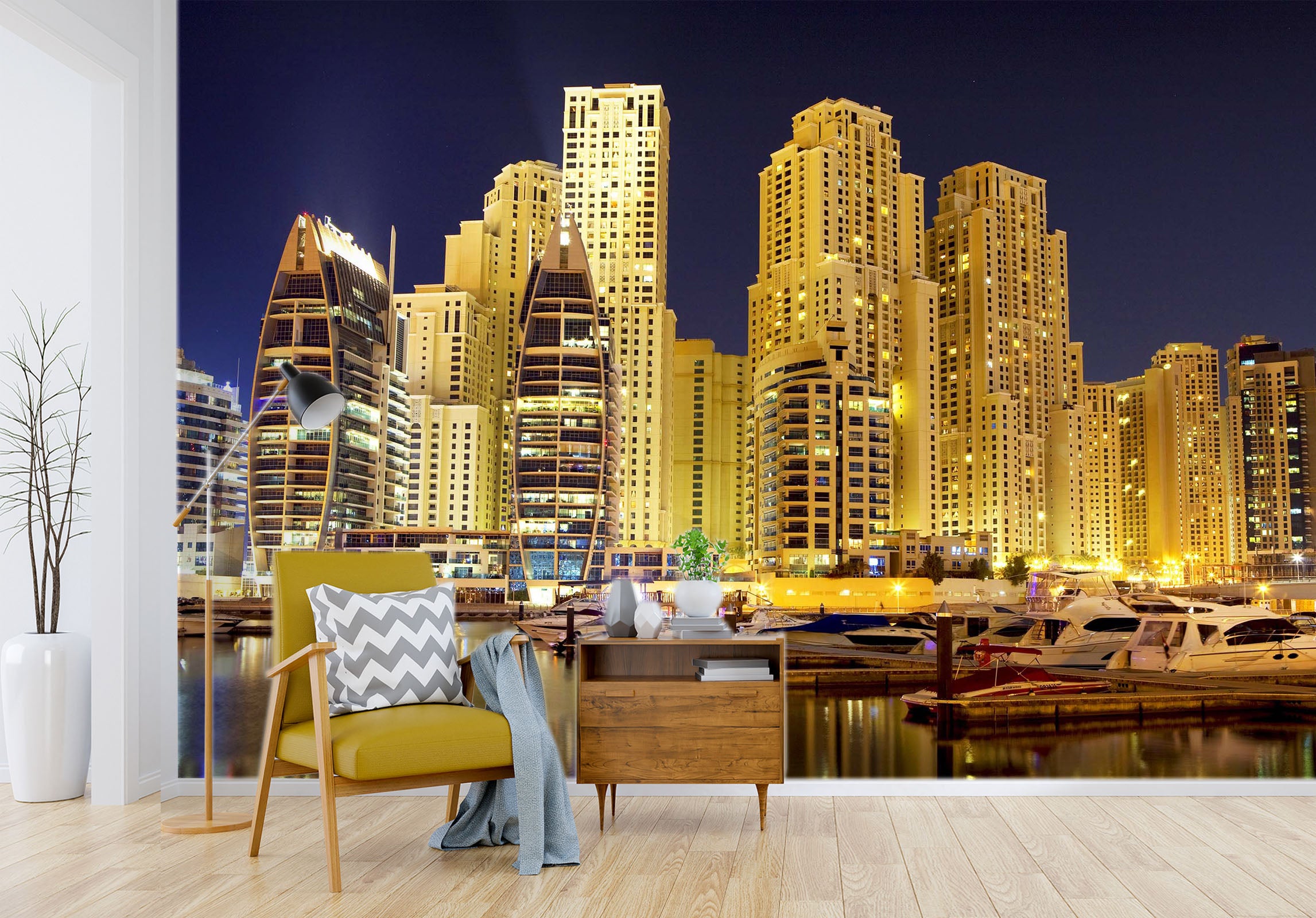 3D Night City 1442 Wall Murals